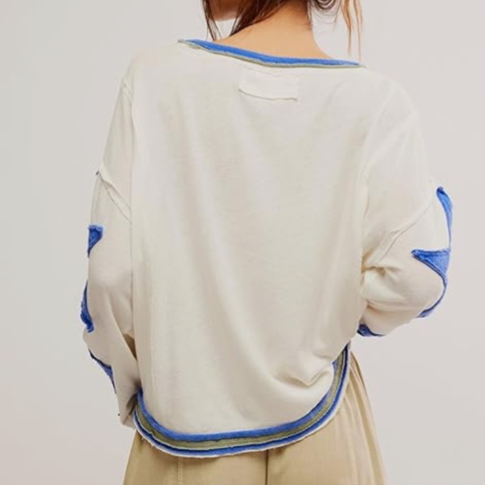 Women’s Keep on Shining Oversized Sweatshirt in Tea Combo sz various - Picture 2 of 6